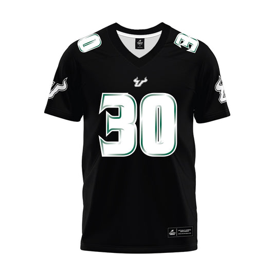 USF - NCAA Football : Jeremiah Johnson - Black Premium Football Jersey-0