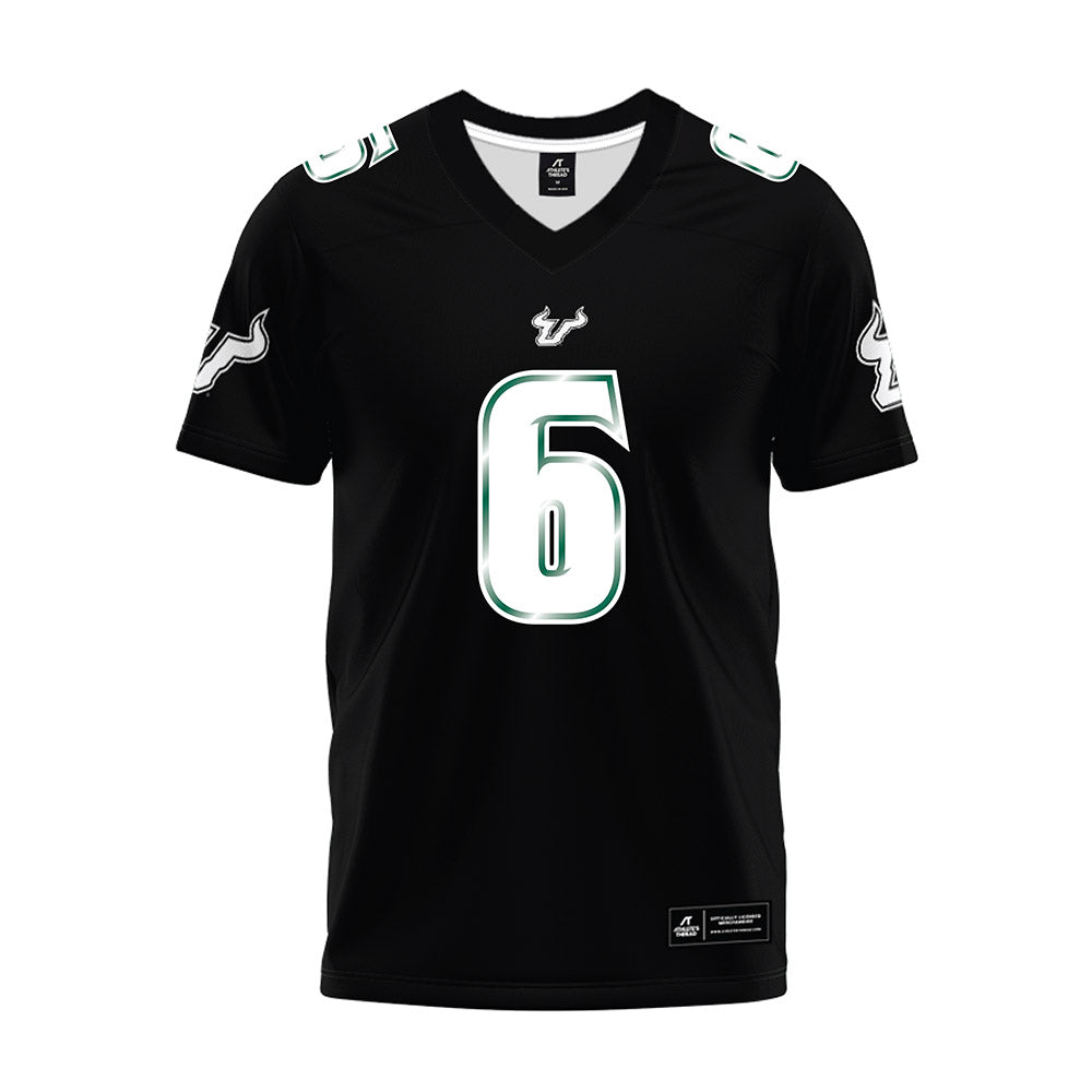 USF - NCAA Football : Mudia Reuben - Black Premium Football Jersey-0