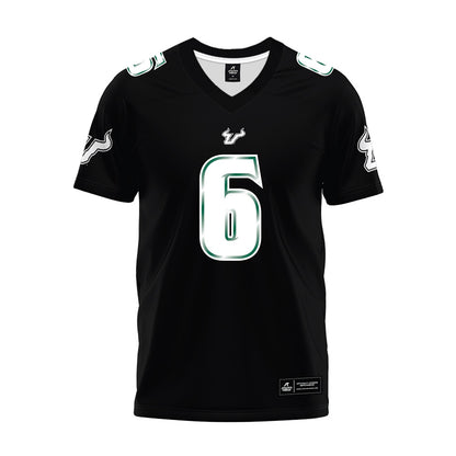 USF - NCAA Football : Mudia Reuben - Black Premium Football Jersey-0