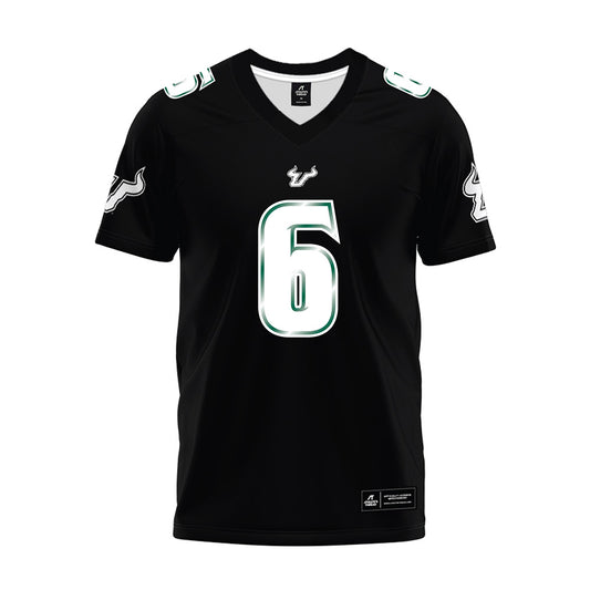 USF - NCAA Football : Mudia Reuben - Black Premium Football Jersey-0