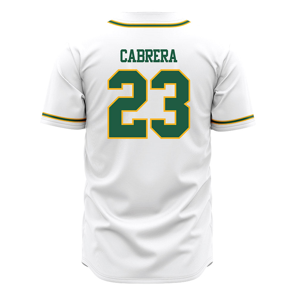 USFCA - NCAA Baseball : AC Cabrera - White Jersey-1