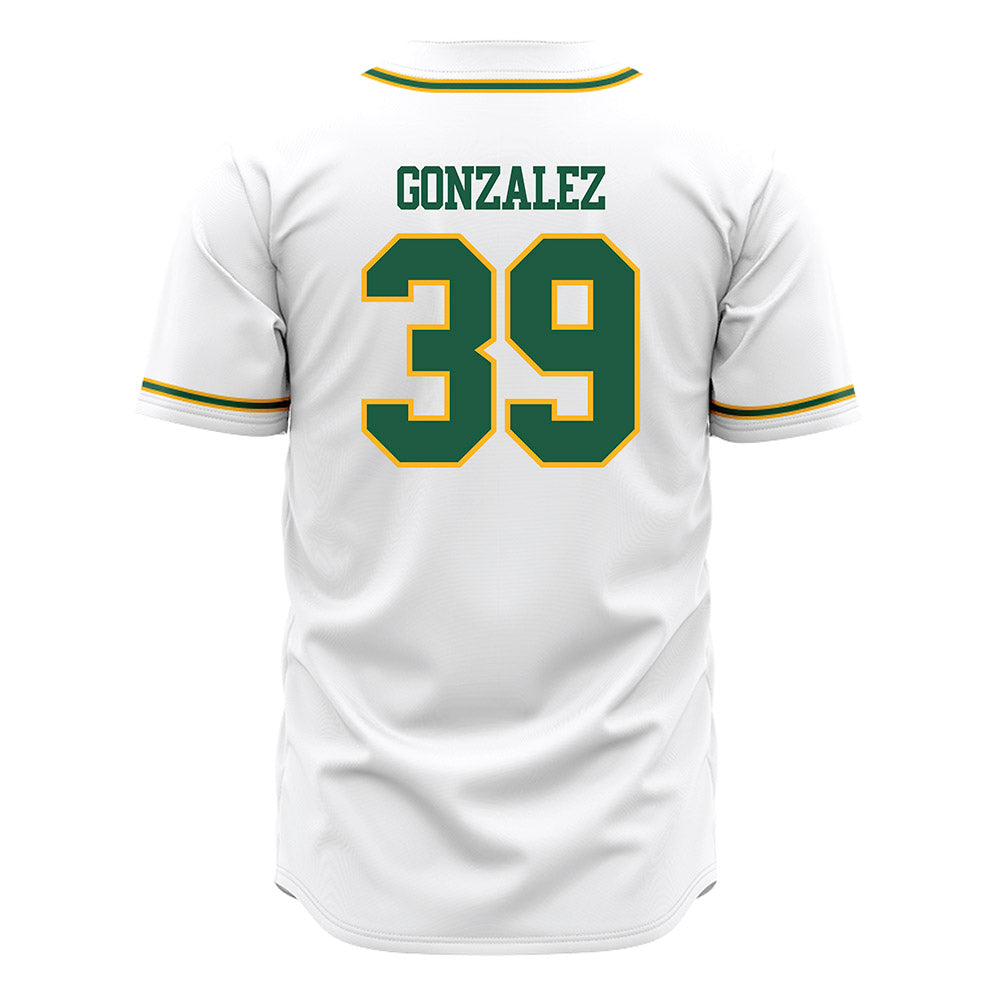 USFCA - NCAA Baseball : Alan Gonzalez - White Jersey-1