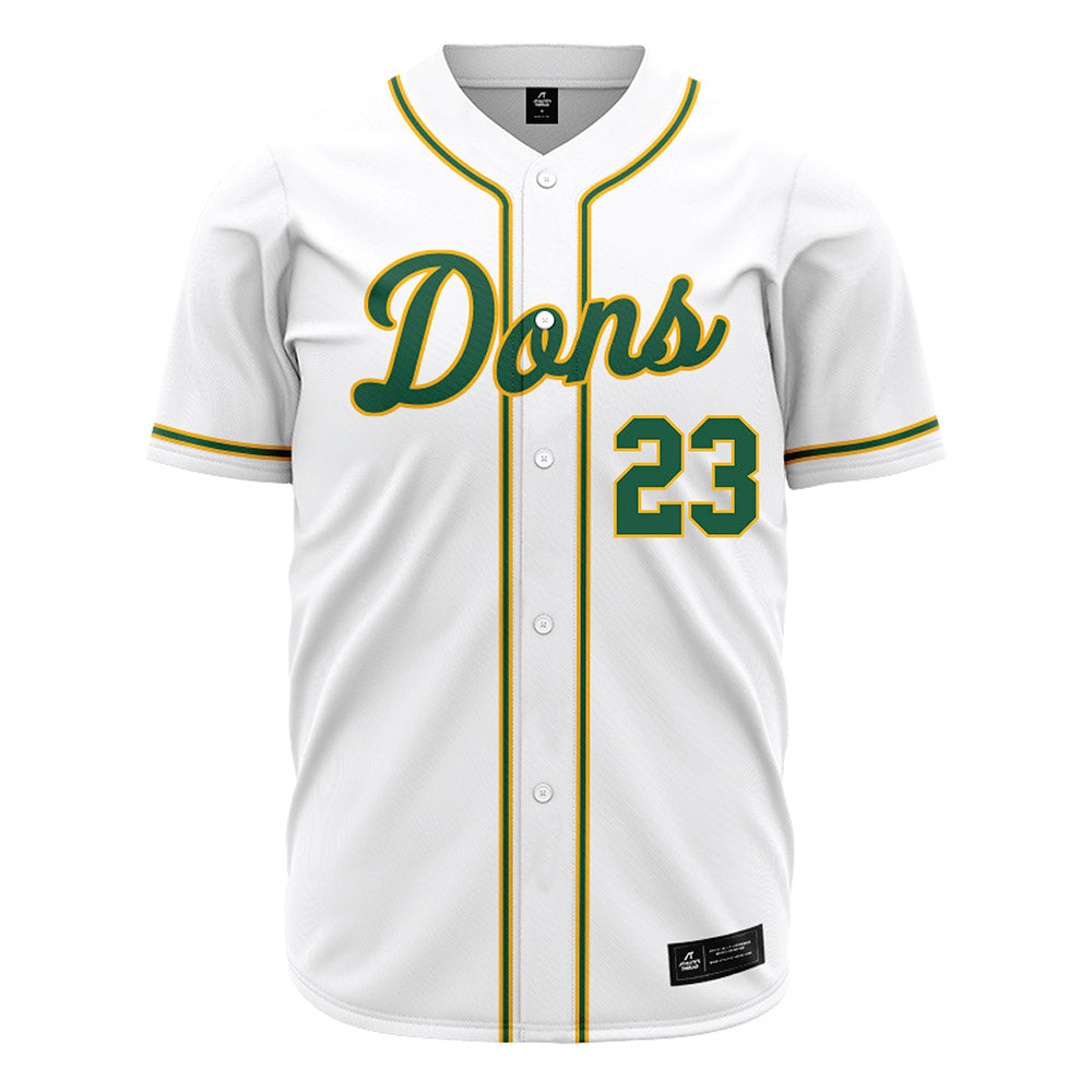 USFCA - NCAA Baseball : AC Cabrera - White Jersey-0
