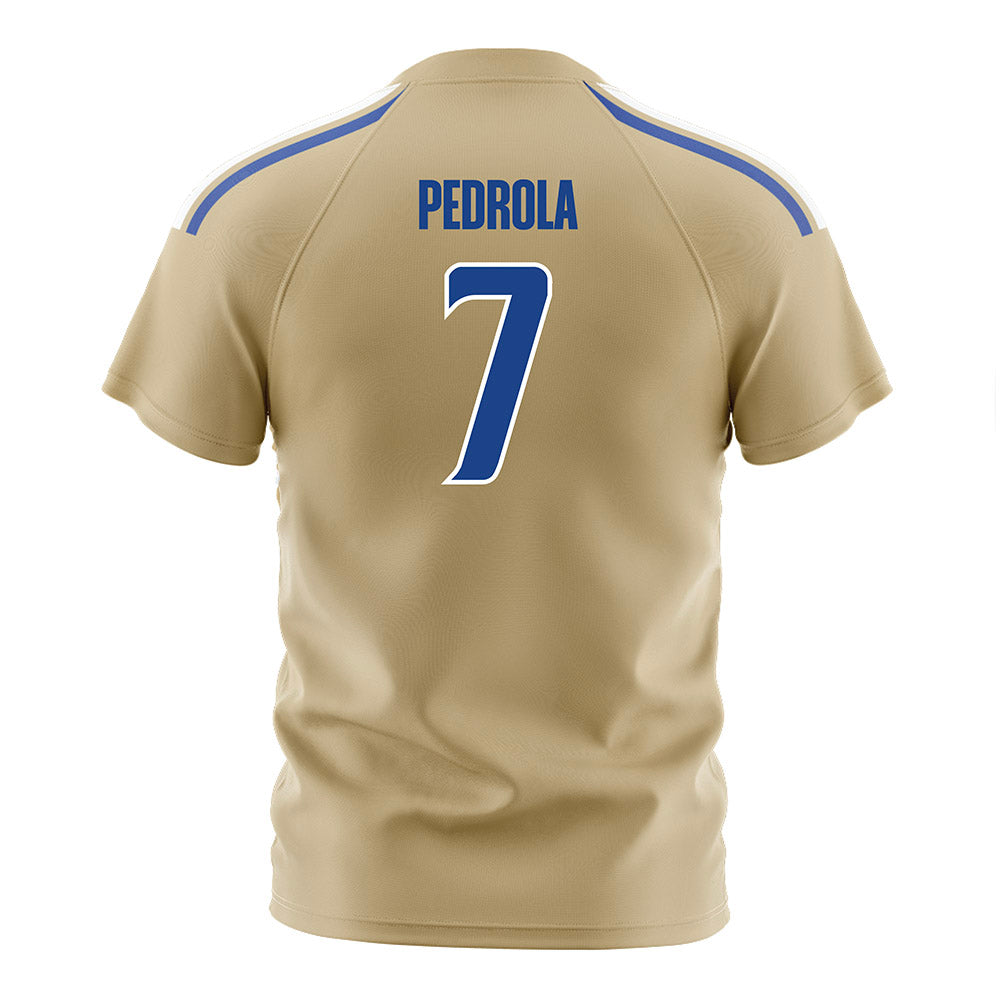 Tulsa - NCAA Men's Soccer : Arnau Pedrola - Old Gold Soccer Jersey-1