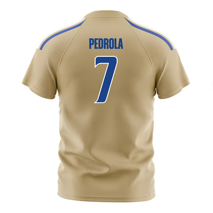 Tulsa - NCAA Men's Soccer : Arnau Pedrola - Old Gold Soccer Jersey-1
