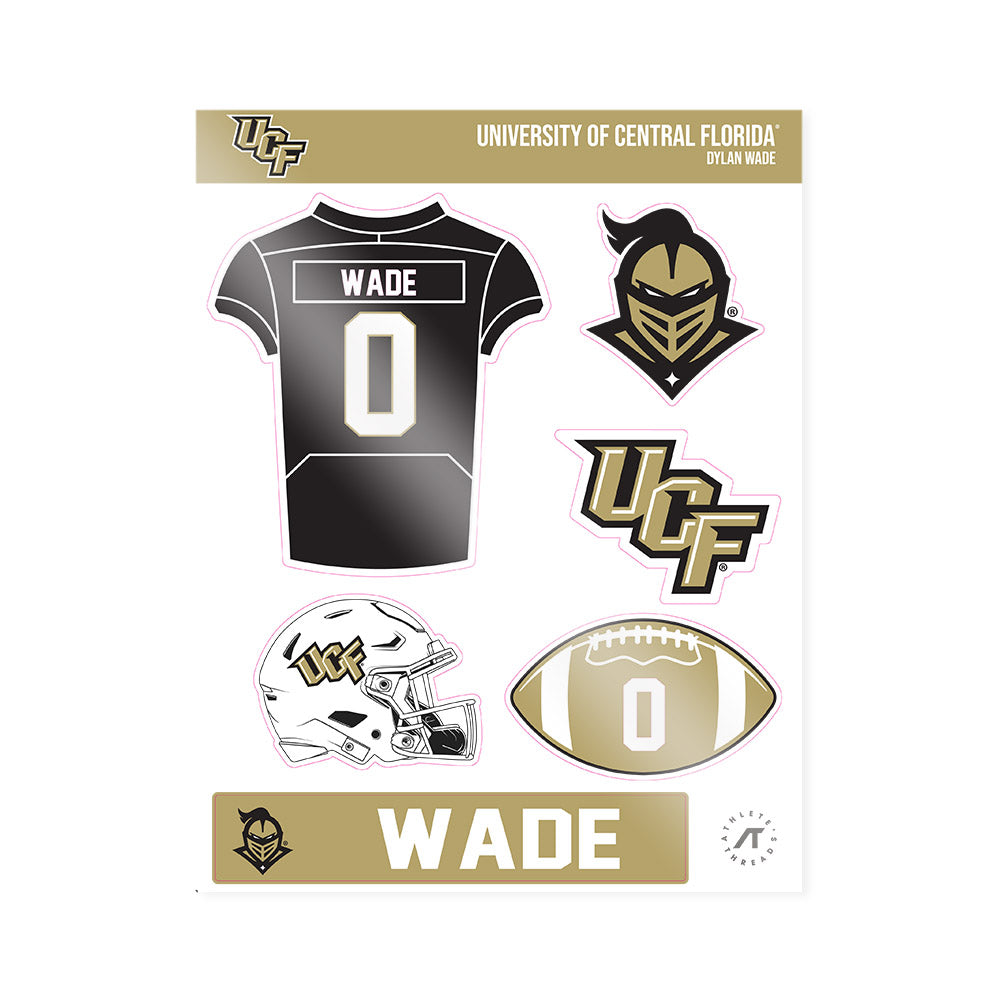 Central Florida - NCAA Football : Dylan Wade - Sticker Sheet-0