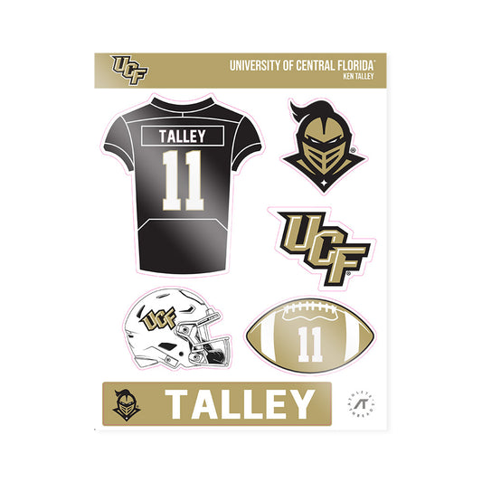 Central Florida - NCAA Football : Ken Talley - Sticker Sheet-0