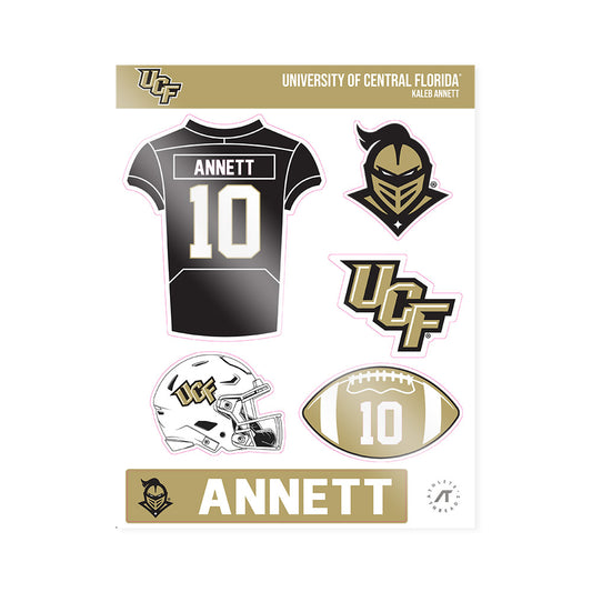 Central Florida - NCAA Football : Kaleb Annett - Sticker Sheet-0