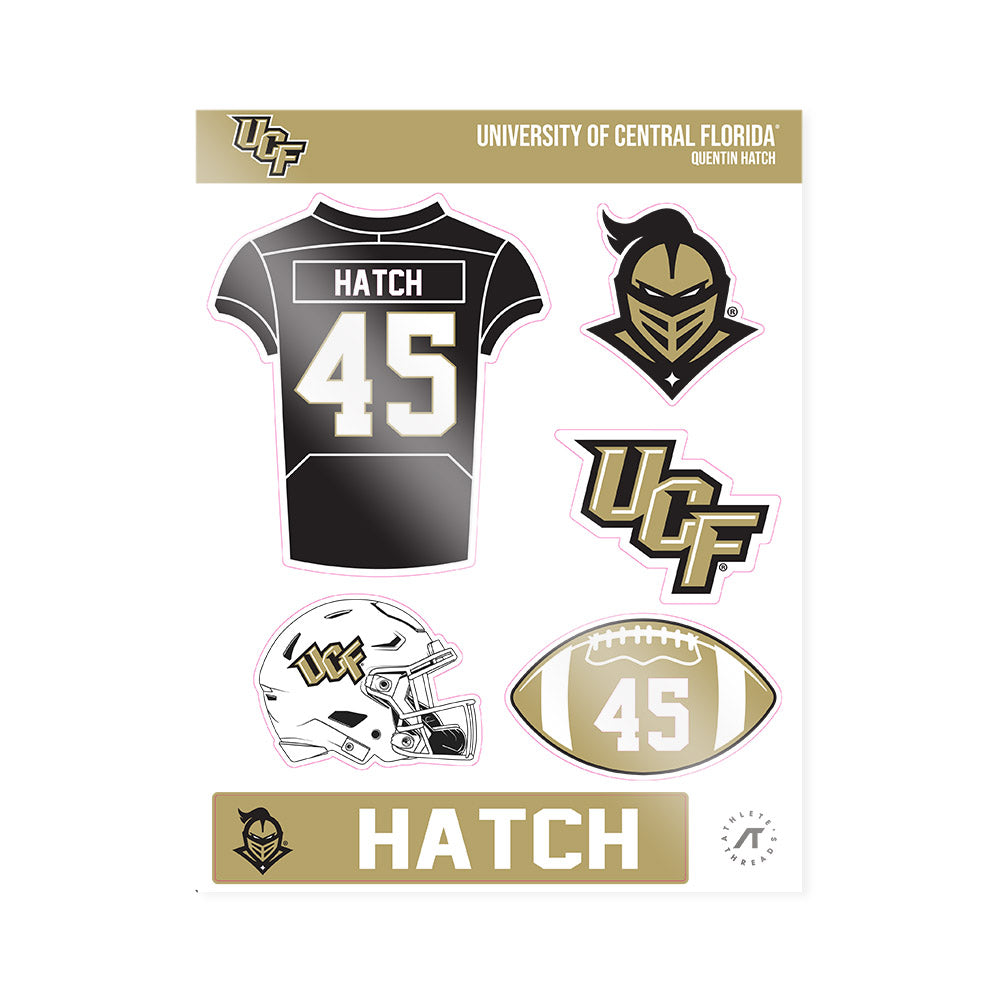 Central Florida - NCAA Football : Quentin Hatch - Sticker Sheet-0