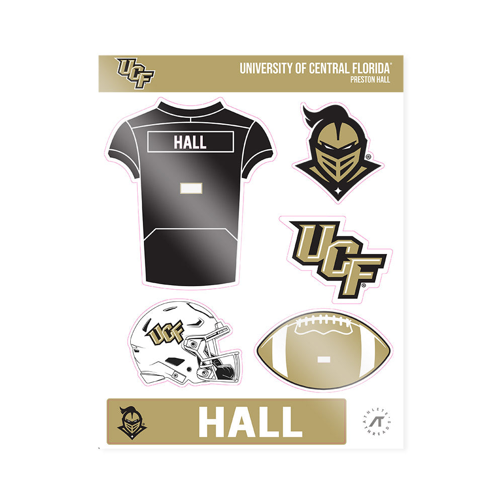 Central Florida - NCAA Football : Preston Hall - Sticker Sheet-0