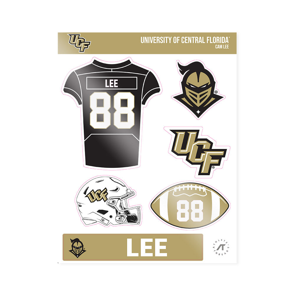 Central Florida - NCAA Football : Cam Lee - Sticker Sheet-0