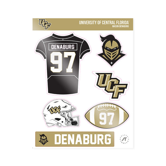 Central Florida - NCAA Football : Mason Denaburg - Sticker Sheet-0