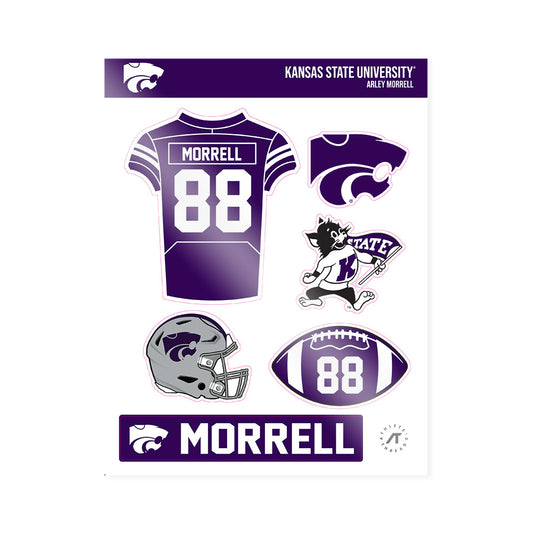Kansas State - NCAA Football : Arley Morrell - Sticker Sheet-0