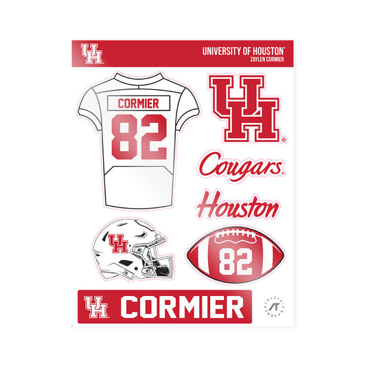 Houston - NCAA Football : Zaylen Cormier - Sticker Sheet-0