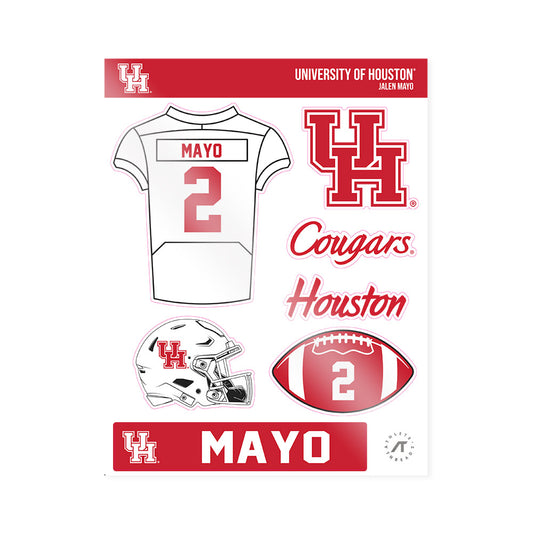 Houston - NCAA Football : Jalen Mayo - Sticker Sheet-0