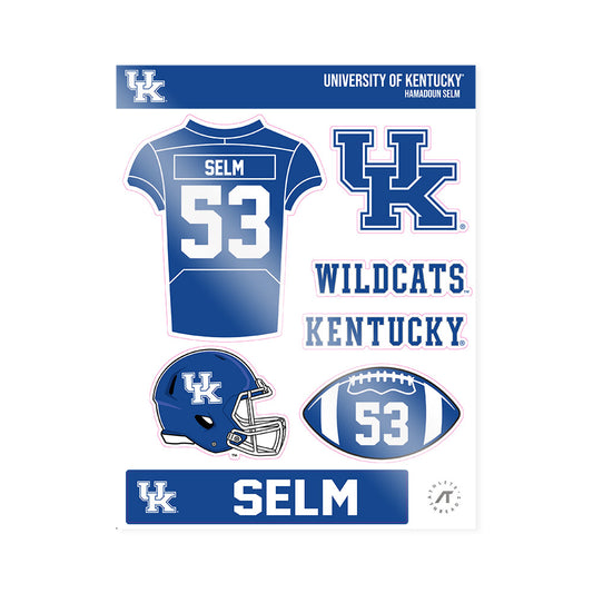 Kentucky - NCAA Football : Hamadoun Selm - Sticker Sheet-0
