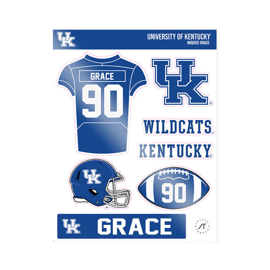 Kentucky - NCAA Football : MiQuise Grace - Sticker Sheet-0
