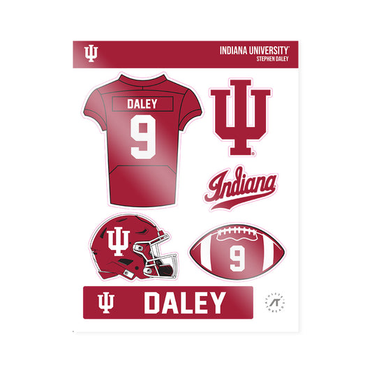 Indiana - NCAA Football : Stephen Daley - Sticker Sheet-0