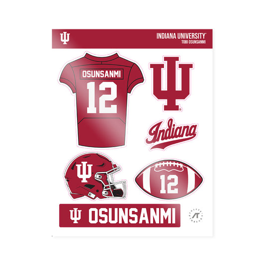 Indiana - NCAA Football : Tobi Osunsanmi - Sticker Sheet-0