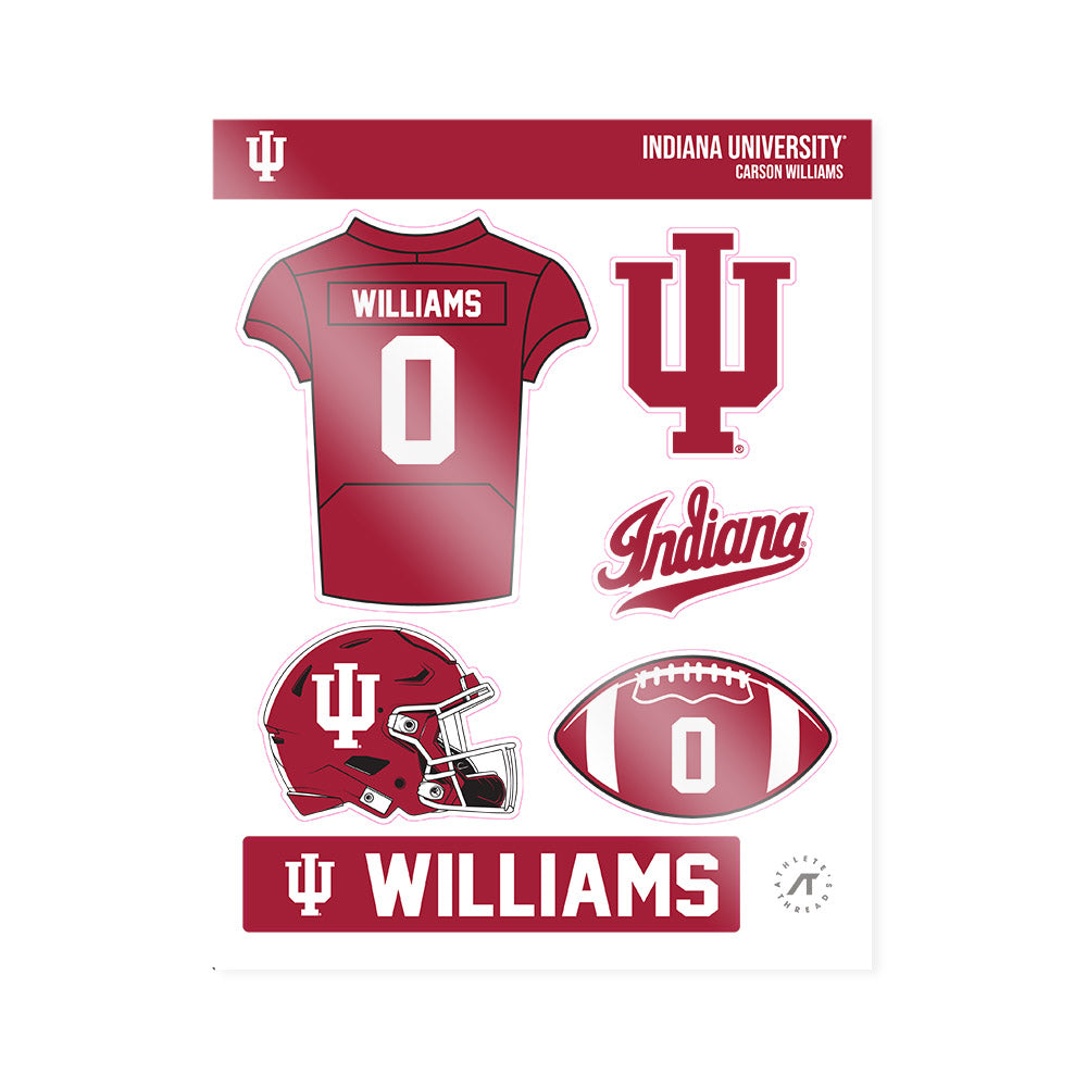 Indiana - NCAA Football : Carson Williams - Sticker Sheet-0