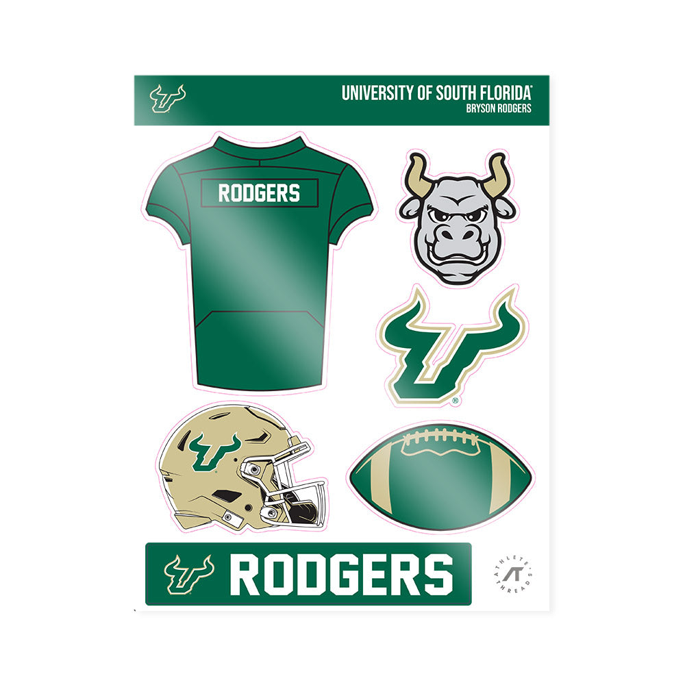 USF - NCAA Football : Bryson Rodgers - Sticker Sheet-0