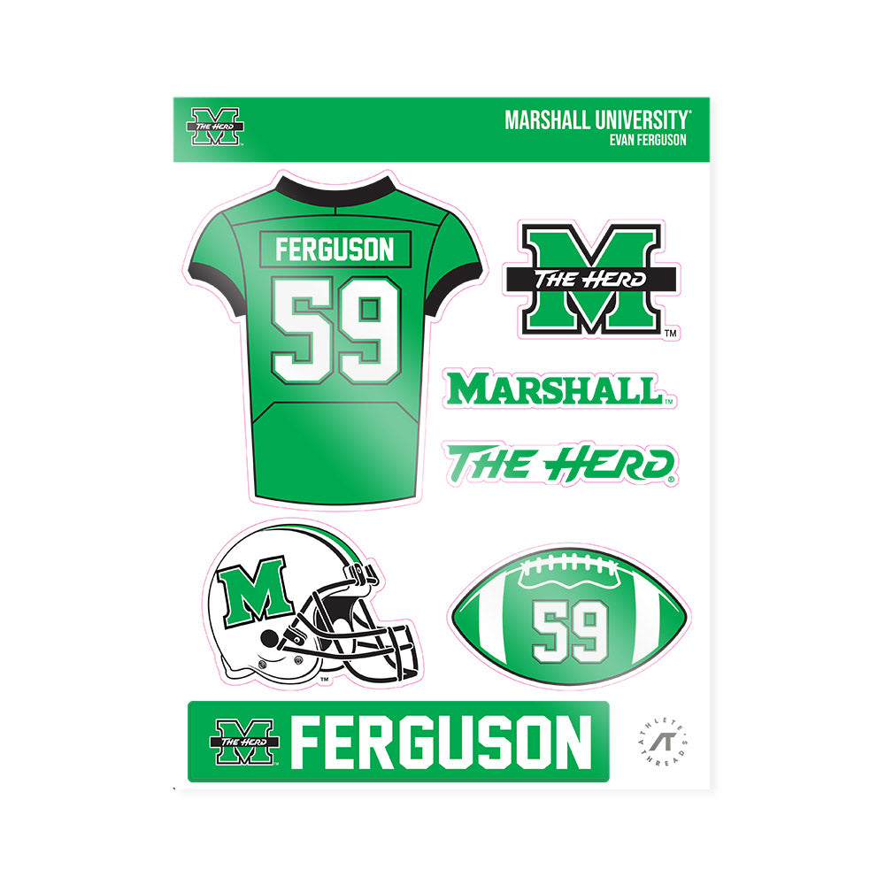 Marshall - NCAA Football : Evan Ferguson - Sticker Sheet-0