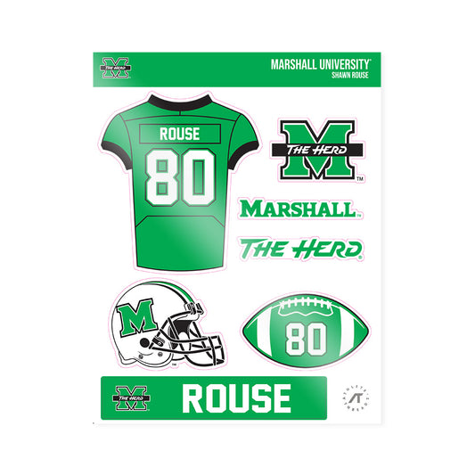 Marshall - NCAA Football : Shawn Rouse - Sticker Sheet-0