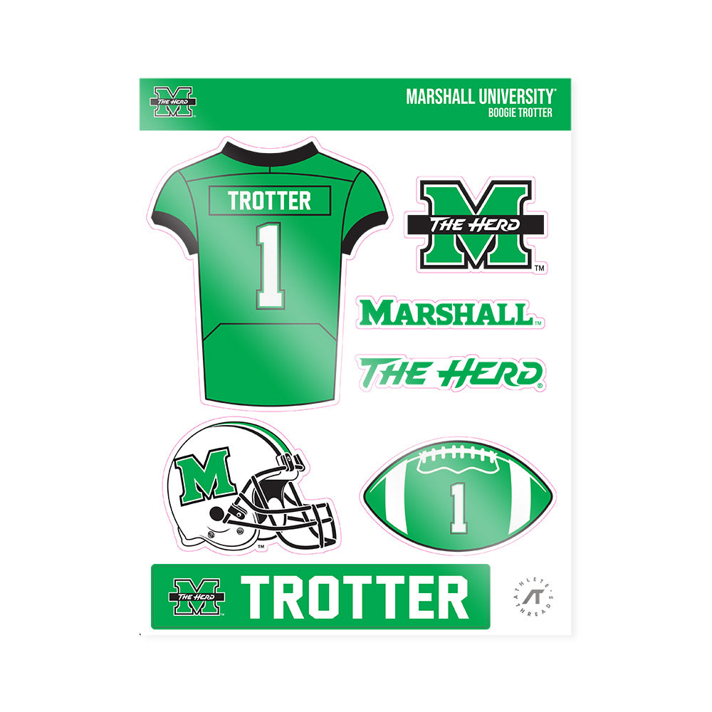 Marshall - NCAA Football : Boogie Trotter - Sticker Sheet-0