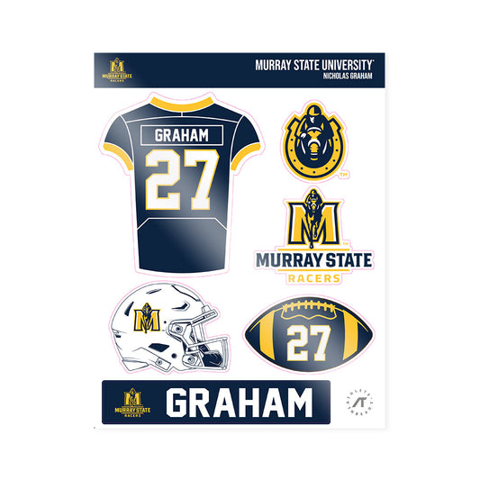 Murray State - NCAA Football : Nicholas Graham - Sticker Sheet-0