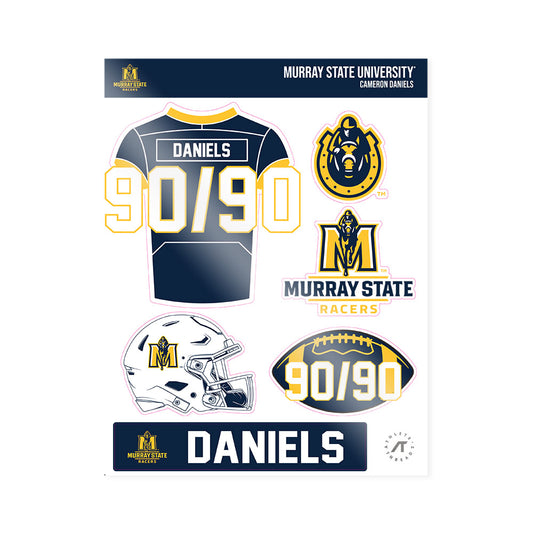 Murray State - NCAA Football : Cameron Daniels - Sticker Sheet-0