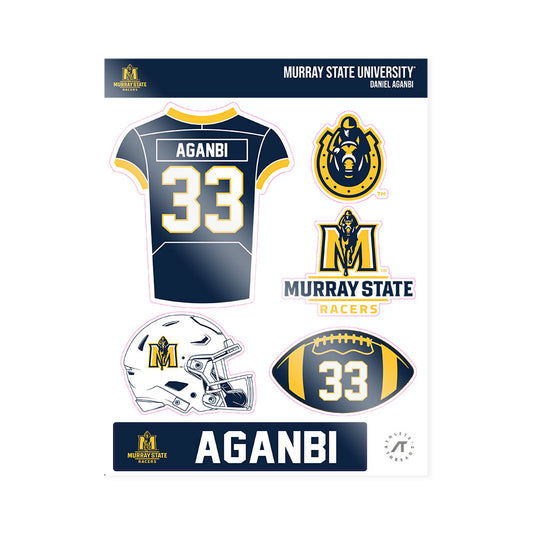 Murray State - NCAA Football : Daniel Aganbi - Sticker Sheet-0