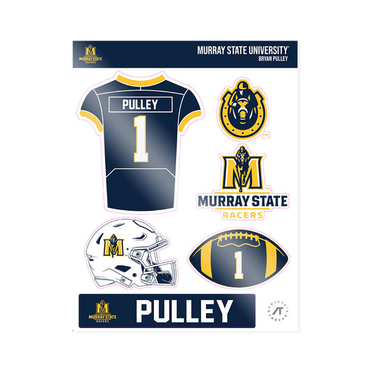 Murray State - NCAA Football : Bryan Pulley - Sticker Sheet-0