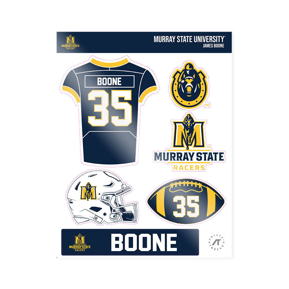 Murray State - NCAA Football : James Boone - Sticker Sheet-0