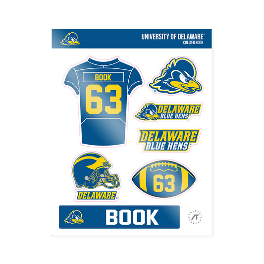 Delaware - NCAA Football : Collier Book - Sticker Sheet-0