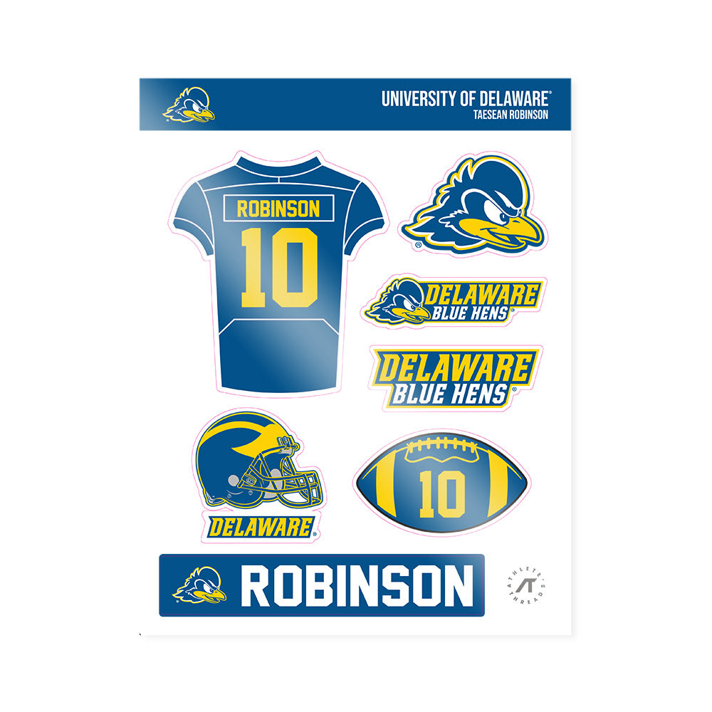 Delaware - NCAA Football : Taesean Robinson - Sticker Sheet-0