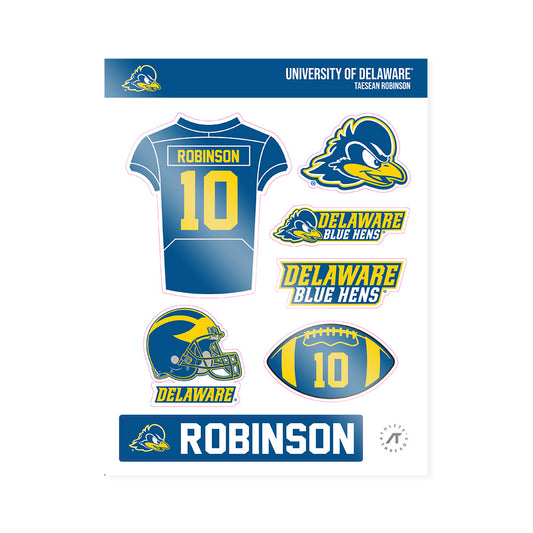 Delaware - NCAA Football : Taesean Robinson - Sticker Sheet-0
