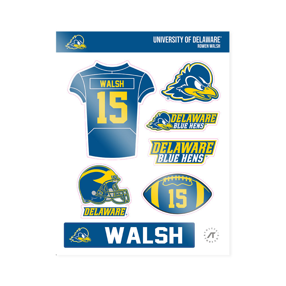 Delaware - NCAA Football : Rowen Walsh - Sticker Sheet-0