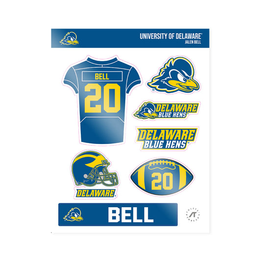 Delaware - NCAA Football : Jalen Bell - Sticker Sheet-0