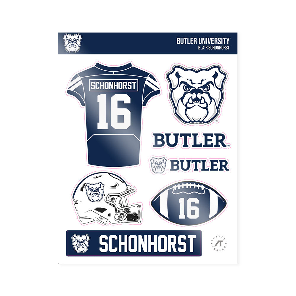 BU - NCAA Football : Blair Schonhorst - Sticker Sheet-0