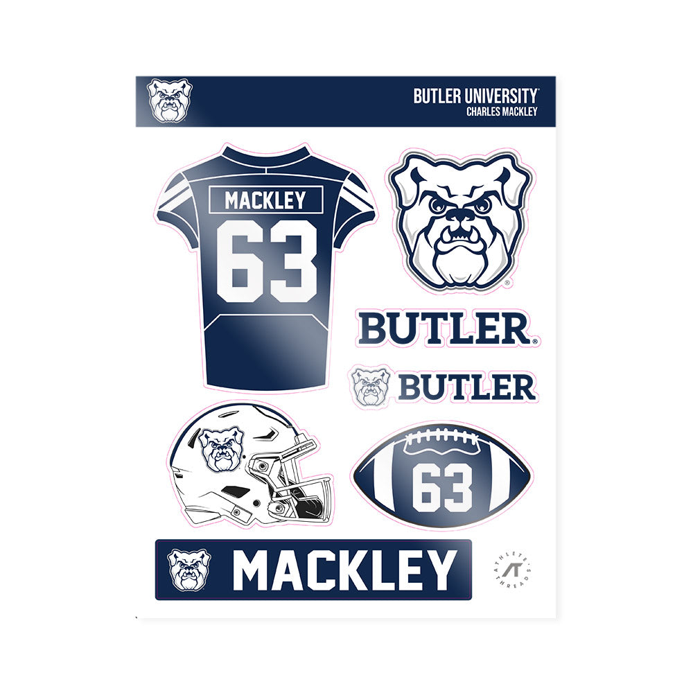 BU - NCAA Football : Charles Mackley - Sticker Sheet-0