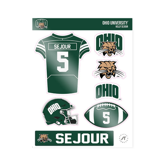 Ohio - NCAA Football : Kelly Sejour - Sticker Sheet-0