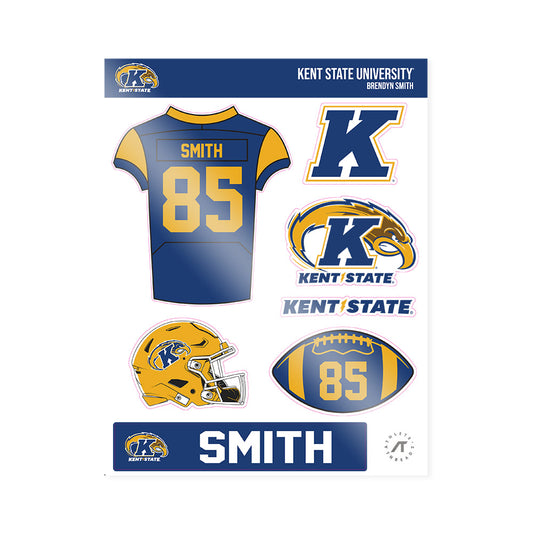 Kent State - NCAA Football : Brendyn Smith - Sticker Sheet-0