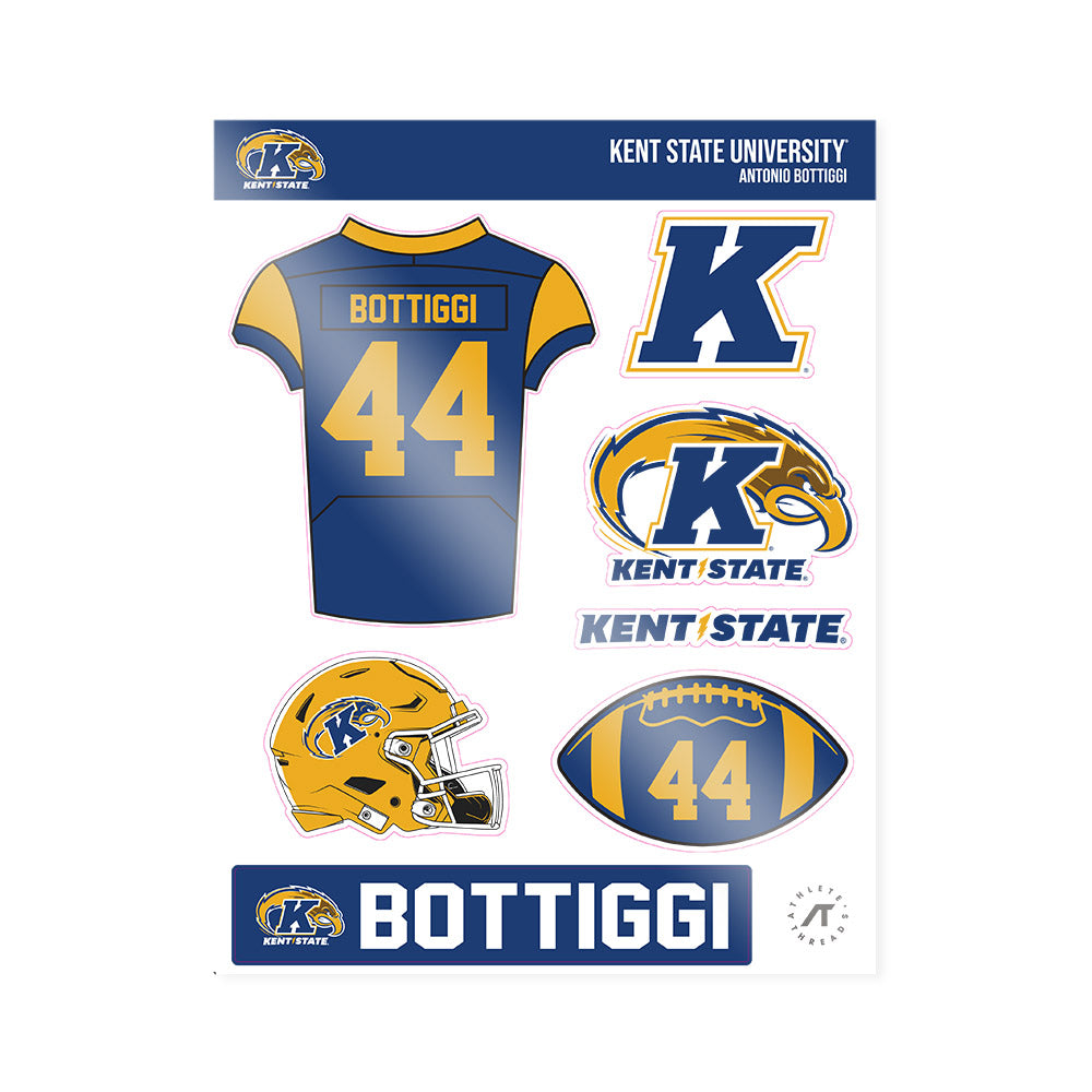 Kent State - NCAA Football : Antonio Bottiggi - Sticker Sheet-0