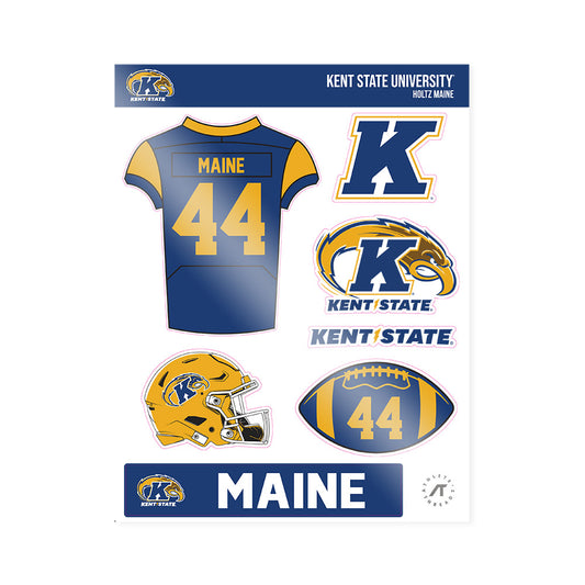 Kent State - NCAA Football : Holtz Maine - Sticker Sheet-0