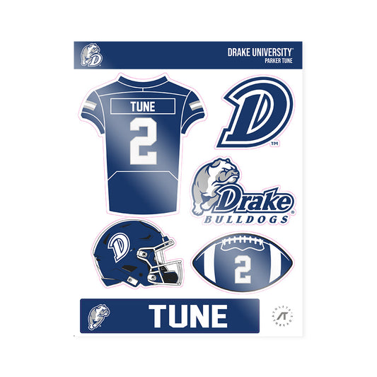 Drake - NCAA Football : Parker Tune - Sticker Sheet-0