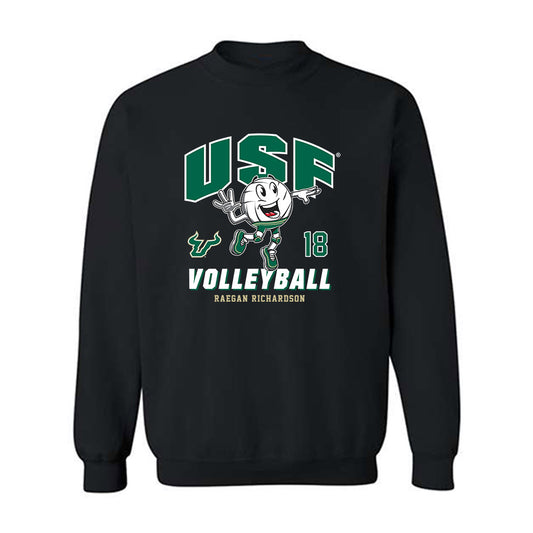 USF - NCAA Women's Volleyball : Raegan Richardson - Fashion Shersey Crewneck Sweatshirt-0