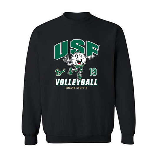 USF - NCAA Women's Volleyball : Emelyn Stettin - Fashion Shersey Crewneck Sweatshirt-0