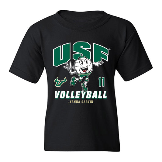 USF - NCAA Women's Volleyball : Iyanna Garvin - Fashion Shersey Youth T-Shirt-0