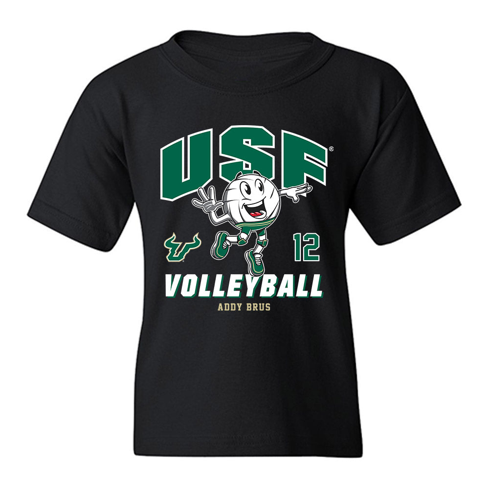 USF - NCAA Women's Volleyball : Addy Brus - Fashion Shersey Youth T-Shirt-0