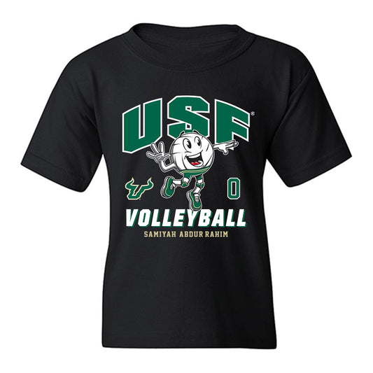 USF - NCAA Women's Volleyball : Samiyah Abdur-rahim - Fashion Shersey Youth T-Shirt-0